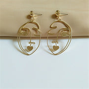 Earring accessories retro hollow niche accessories