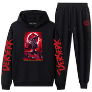 Bersek Sword Legend Couple Sweater Pants Hoodie Set for Men and Women