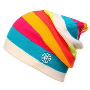 Outdoor Beanies Cap Casual Striped Knitted Hat Headwear Snowboarding Skiing Skating Cycling Apparel Accessories