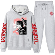 Bersek Sword Legend Couple Sweater Pants Hoodie Set for Men and Women