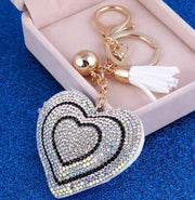 Romantic Heart Jewelry Keychain