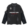 PLAN 0% - Premium Oversized Embroidered Polo Shirt