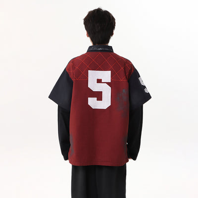 PLAN 0% - Premium Oversized Embroidered Polo Shirt