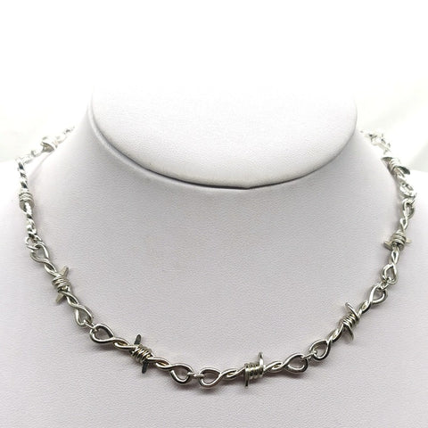 Hip-Hop Thorn Thorn Necklace Ins Men And Women Jewelry With The Same Dark Men And Women Pants Chain Necklace