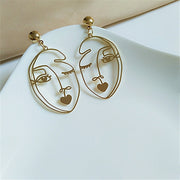 Earring accessories retro hollow niche accessories