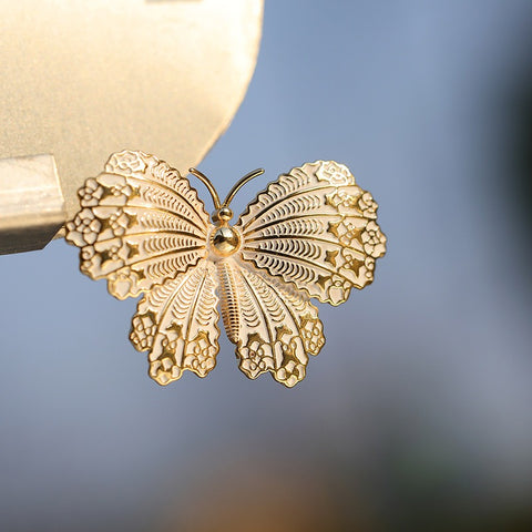 Enamel butterfly brooch jewelry