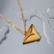 Triangle pendant necklace jewelry simple design jewelry