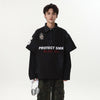 PLAN 0% - Premium Oversized Embroidered Polo Shirt